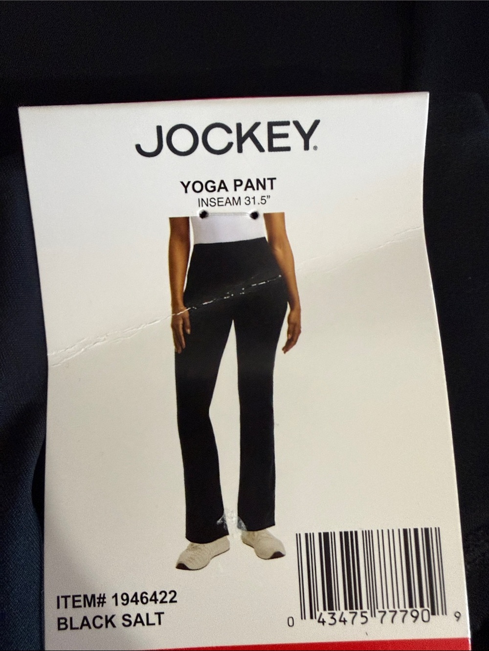 Jockey Black Yoga Pants - Black